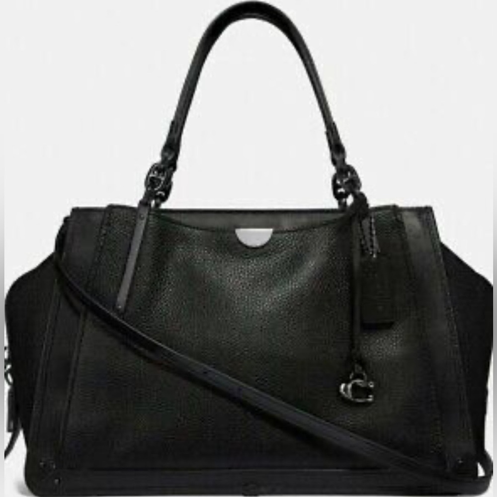 Coach Black Satchel Bag